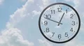 Clock With Clouds Time Lapse 03 HD Footage