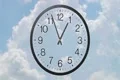 Clock With Clouds Time Lapse Footage