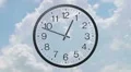 Clock With Clouds Time Lapse HD Footage