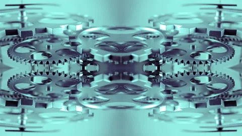 Clock cogs gears anddials Stock Footage 224736756