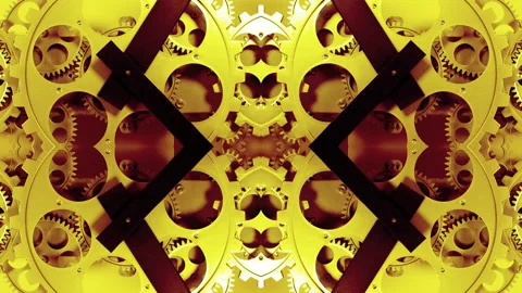 Clock cogs gears anddials Stock Footage 224737217