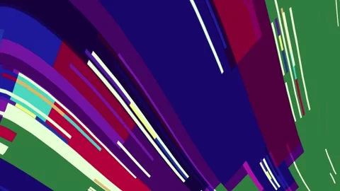 Clock computer colorful pattern blue purple abstract many colors bright lines Stock Footage 337030017