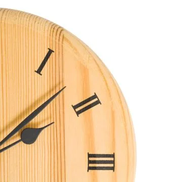 Clock with copy space Stock Photos