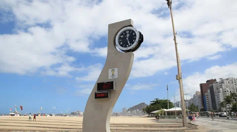 Clock countdown worldcup Video stock 37661687