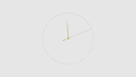 Clock Counting Down 24 Hour Day Fast Speed. Clock with moving arrows. Clock.. Stock Footage 264940322