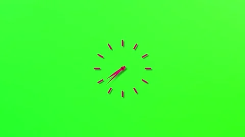 Clock Counting Down 24 Hour Day Fast Speed.Digital clock animation on white.. Stock Footage 332700567
