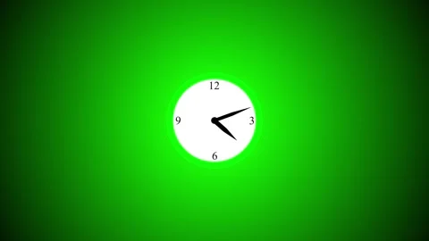 Clock Counting Down 24 Hour Day Fast Speed.Digital clock animation on white.. Stock Footage 332700575