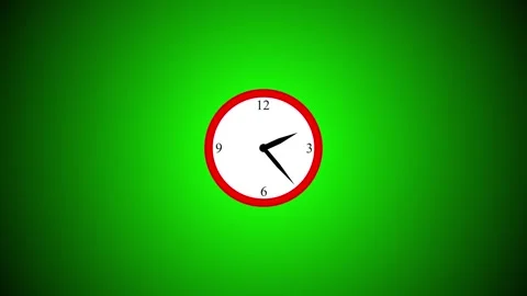 Clock Counting Down 24 Hour Day Fast Speed.Digital clock animation on white.. Stock Footage 332700578