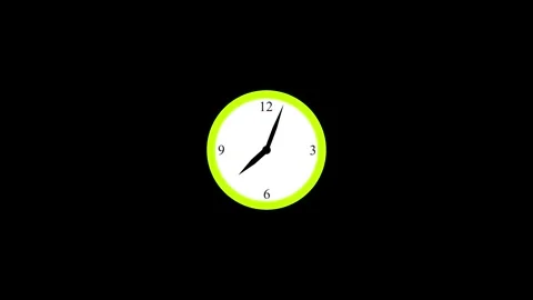 Clock Counting Down 24 Hour Day Fast Speed.Digital clock animation on white.. Stock Footage 332700585