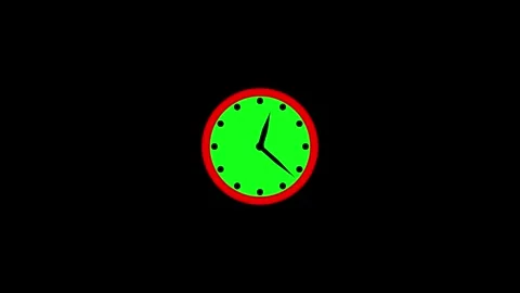 Clock Counting Down 24 Hour Day Fast Speed.Digital clock animation on white.. Stock Footage 332700590