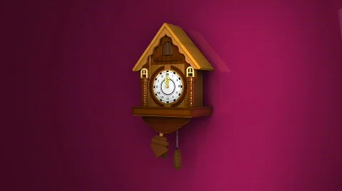 Clock of cuckoo Stock Footage 296774