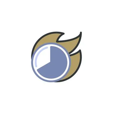 Clock Deadline: Time Management and Productivity Solutions for Your Business Stock Illustration