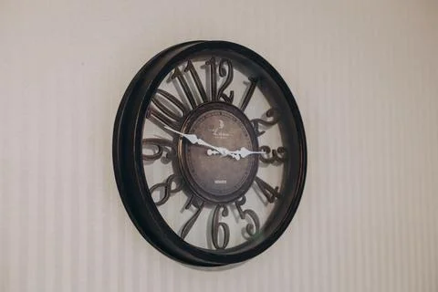 Clock, decor in the house. a practical gift Stock Photos
