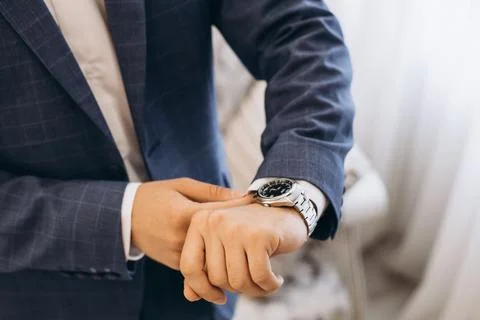 Clock, decor in the house. a practical gift Stock Photos