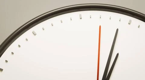 Clock detail background with space for your content 3D illustration clock ... Stock Photos