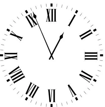 Clock dial Stock Illustration