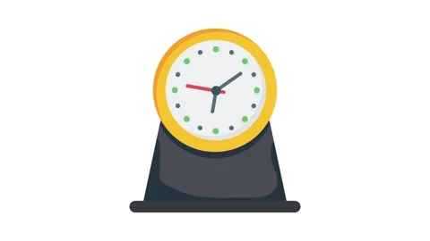 A clock displaying the text "24 / 7" to indicate continuous availability or.. Stock Footage 332461574