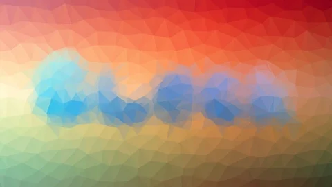 Clock dissolving techno tessellation looping moving polygons Stock Footage 109214208