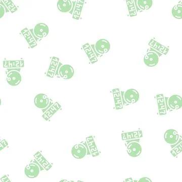 Clock educational time glyph vector seamless pattern Stockillustratie