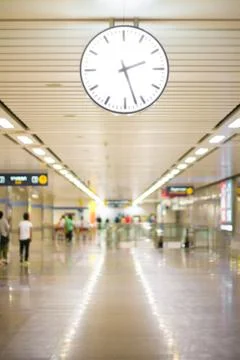 Clock face and time Stock Photos