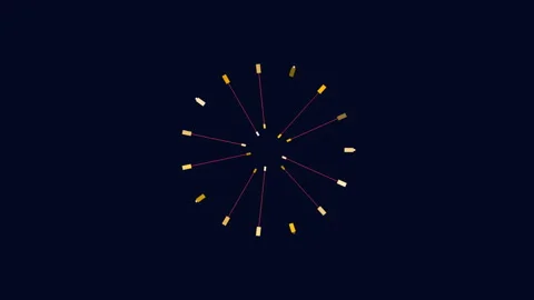 Clock face with circular pattern of numbers Stock Footage 300740739