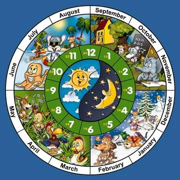 Clock Face Clock Face - Cartoon Illustration, Bitmap Copyright: xZoonar.co... Stock Photos