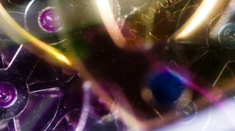 Clock face extreme macro Stock Footage 30396446