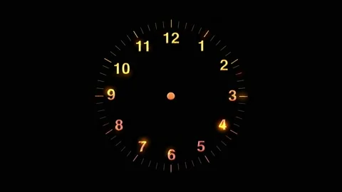 Clock face Stock Footage 238616878