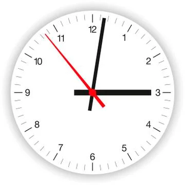 Clock Face Stock Illustration