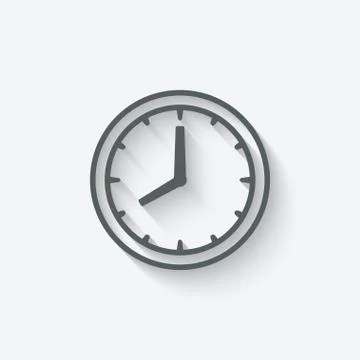 Clock face Stock Illustration