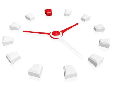 Clock face Stock Illustration