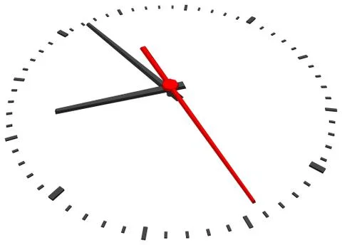 Clock face Stock Illustration