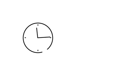 Clock face with moving hands, showing the passage of time. Minimalistic dial Stock Footage 328803782