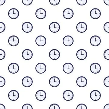 Clock face pattern creating a seamless background Stock-Illustration