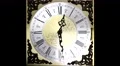 Clock face running forward at speed ornate grandfather time travel 4K 4k or 4k+ Resolution