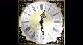 Clock face running forward at speed ornate grandfather time travel 4K 4k or 4k+ Resolution