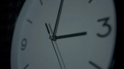 Clock face ticking. Stock Footage 157908344