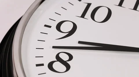 Clock Face Time Lapse Stock Footage 39375729