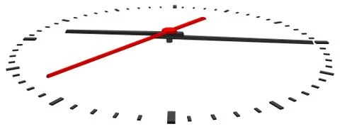 Clock face. Vector Illustrazione stock