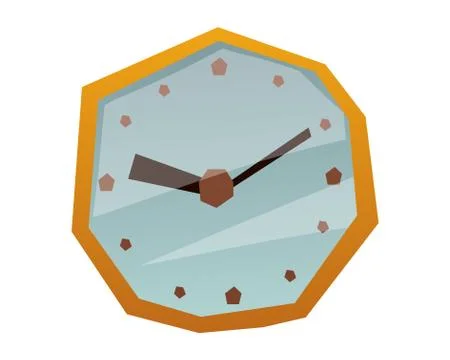 Clock face watch vector illustration Stock Illustration