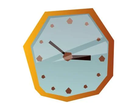 Clock face watch vector illustration Illustrazione stock