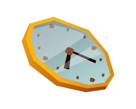 Clock face watch vector illustration Stock Illustration
