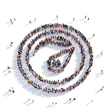 Clock fast mail delivery 3D rendering Stock Illustration