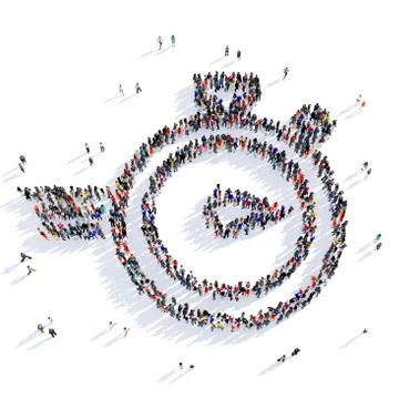 Clock fast mail delivery 3D rendering Stock Illustration