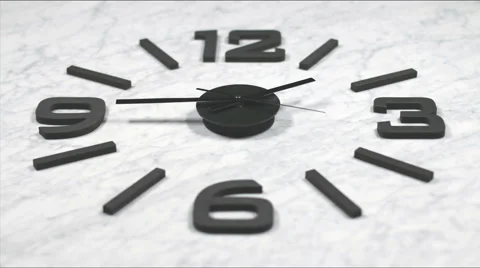 Clock Fast Time Lapse Moving Forward Stock Footage 42176265