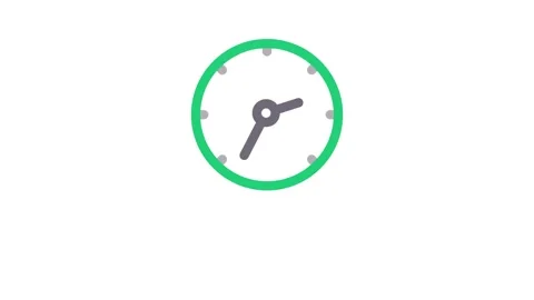 A clock featuring a showcasing its time display and aesthetic appeal. Stock Footage 334766272