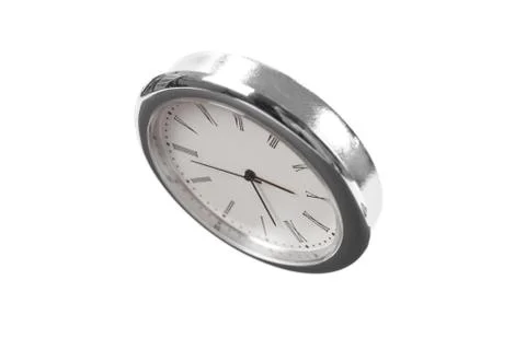 Clock floating on the air 스톡 사진