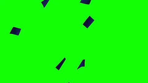 Clock Flying Isolated Green Screen Stock Video Stock Footage 346204465