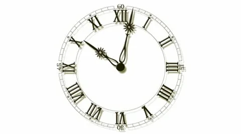 Clock Stock Footage 8995402