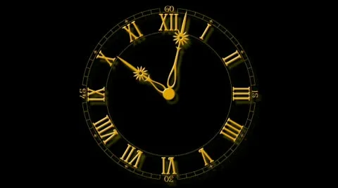 Clock Stock Footage 8995565